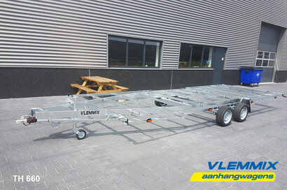 Tiny House plateau (wielen onder de bak)