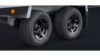Reservewiel +  steun | zwarte velg 