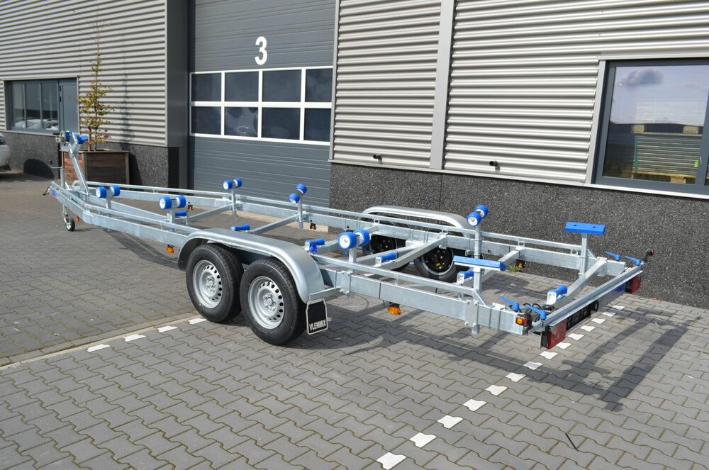 Vlemmix dubbelas boottrailer 840x255cm 2700kg