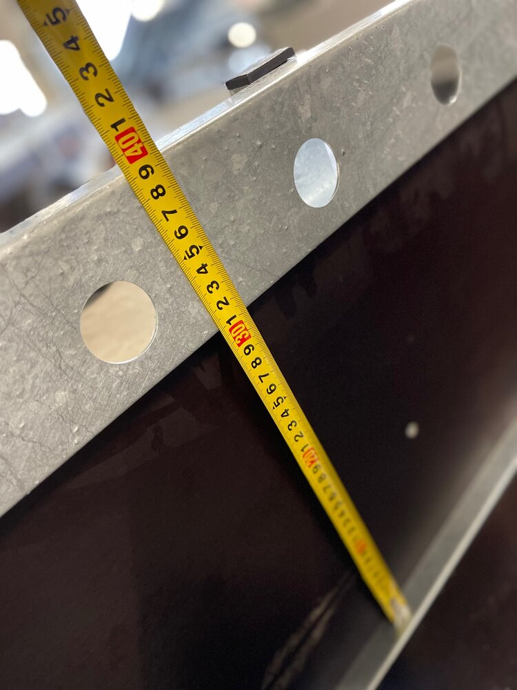 Bakwagen enkelas 257x132cm - 750kg - ongeremd