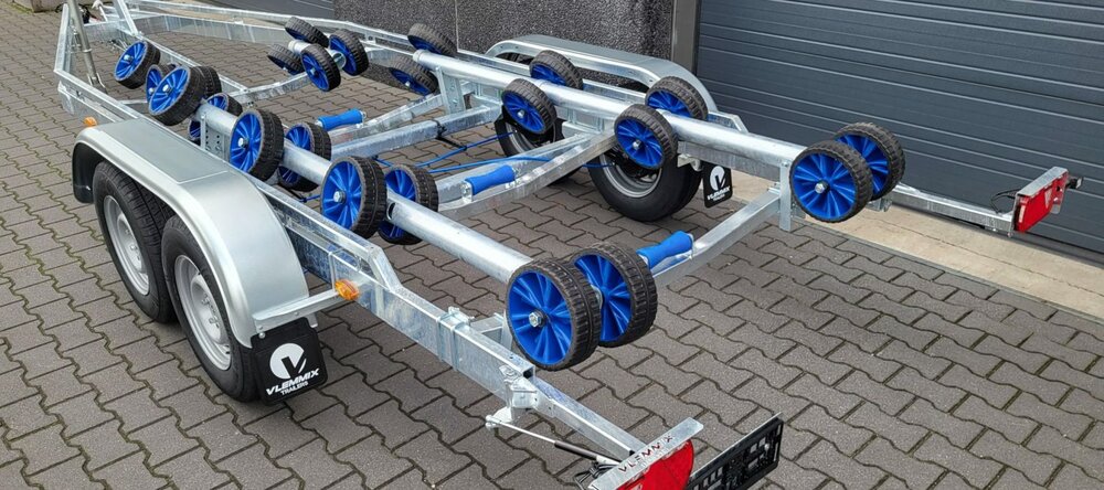 Vlemmix dubbelas Flex-Rol Boottrailer 631x210cm 2700kg