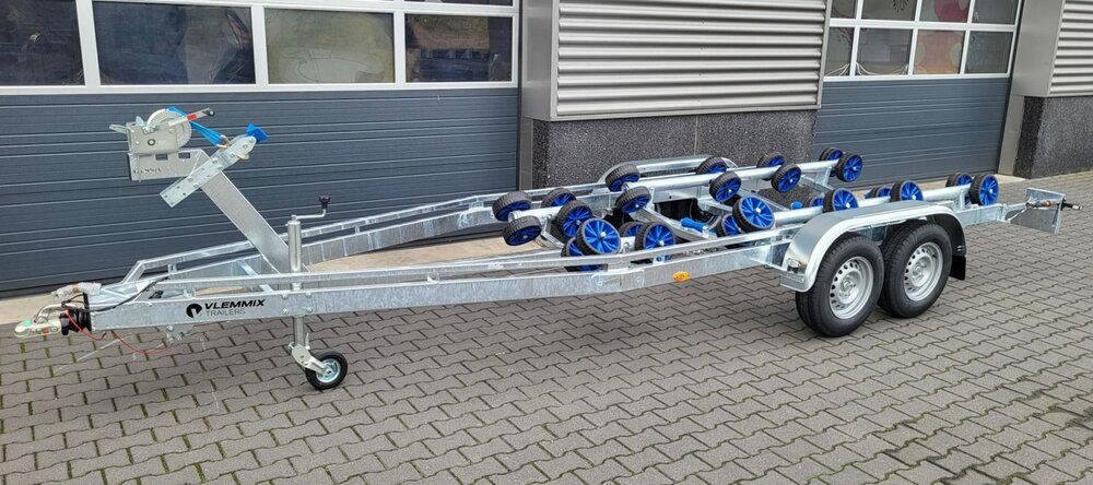 Vlemmix dubbelas Flex-Rol Boottrailer 631x210cm 2700kg