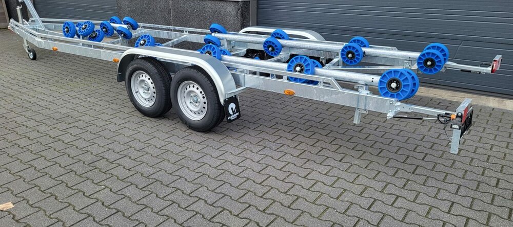 Vlemmix dubbelas Flex-Rol Boottrailer 780x221cm 3000kg