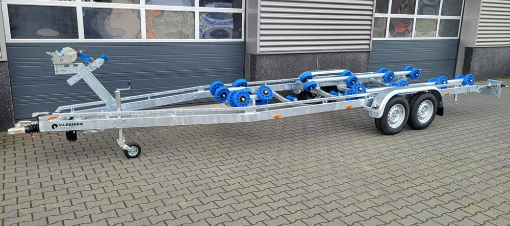 Vlemmix dubbelas Flex-Rol Boottrailer 780x221cm 3500kg