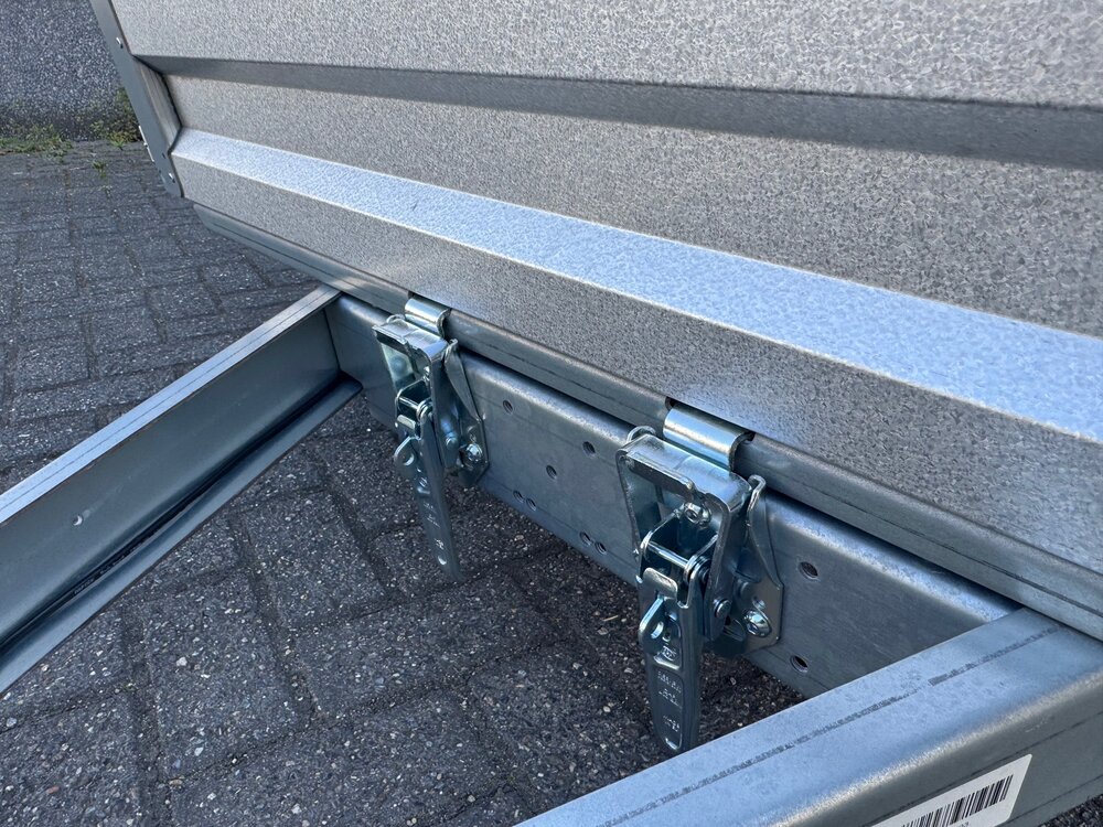 Bakwagen enkelas 208x114cm - 750kg - ongeremd