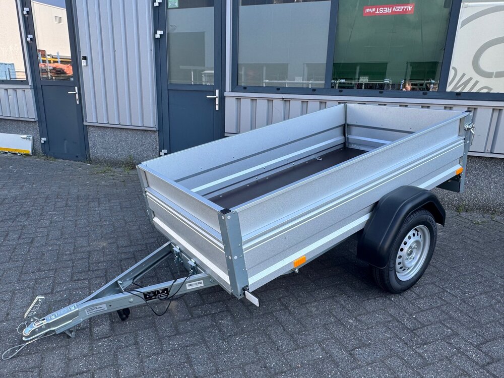 Bakwagen enkelas 208x114cm - 750kg - ongeremd