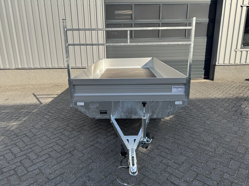 Plateauwagen 300x150cm - 750kg - ongeremd  