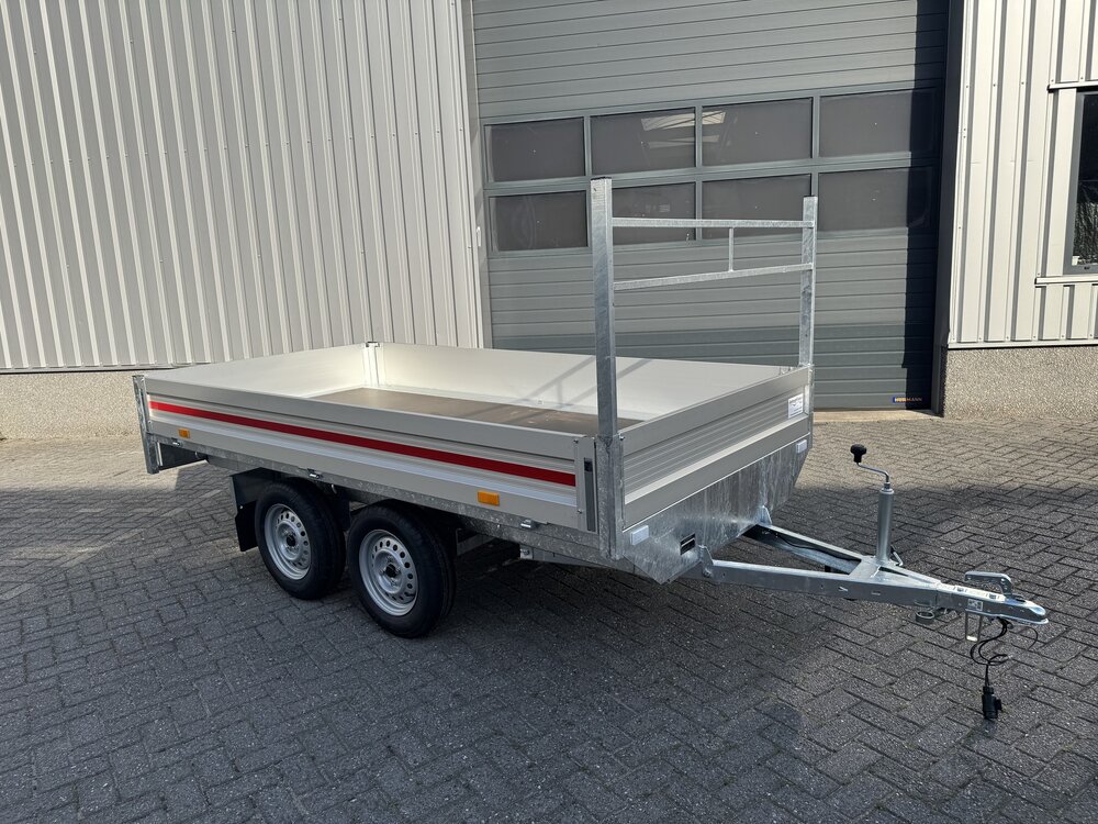 Plateauwagen 300x150cm - 750kg - ongeremd  