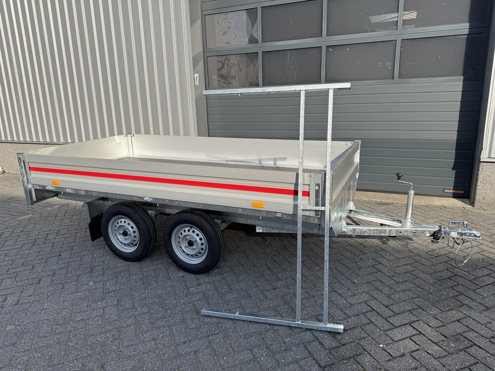 Plateauwagen 300x150cm - 750kg - ongeremd  