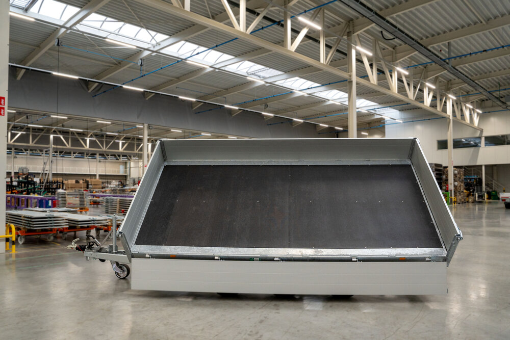 Kipper 406x200cm - 3500kg - drieasser - geremd