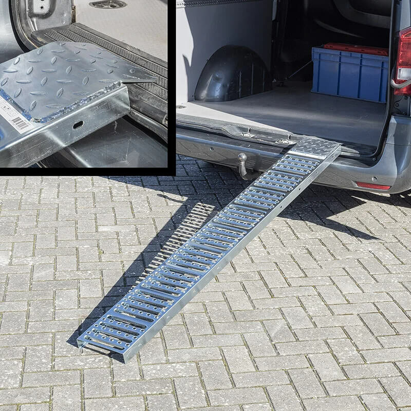 Oprijplaat staal 180x26cm 225kg