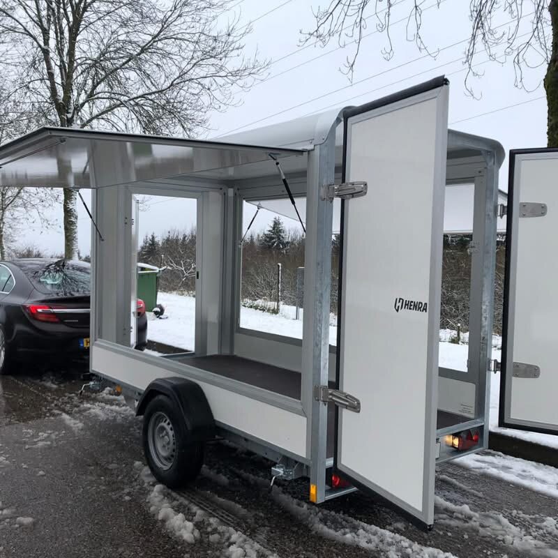 Zijklep rechts of links - hoogte 160cm | Henra 