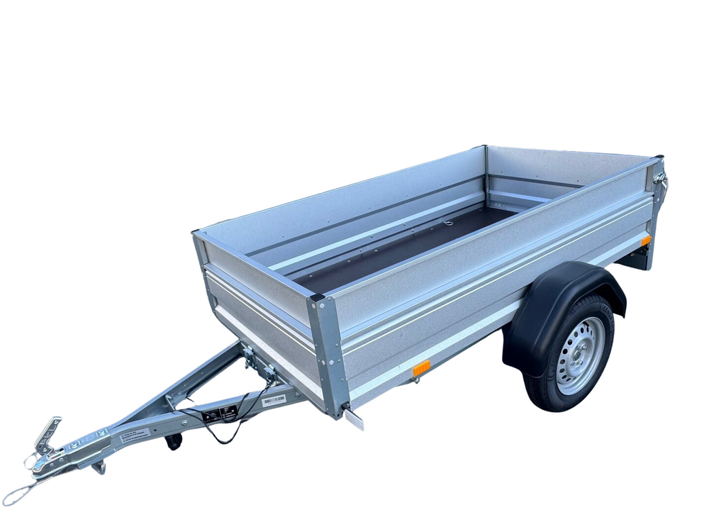 Bakwagen enkelas 208x114cm - 750kg - ongeremd