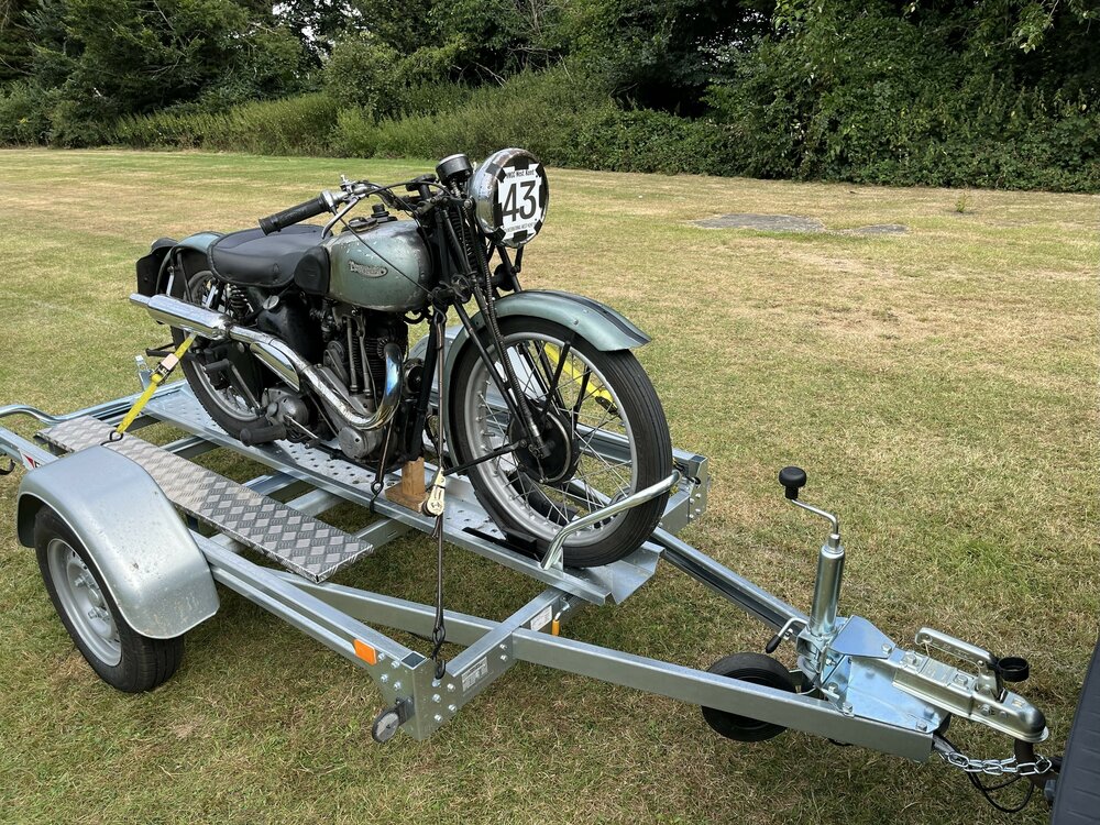 Erde motortrailer kantelbaar voor 1 motor