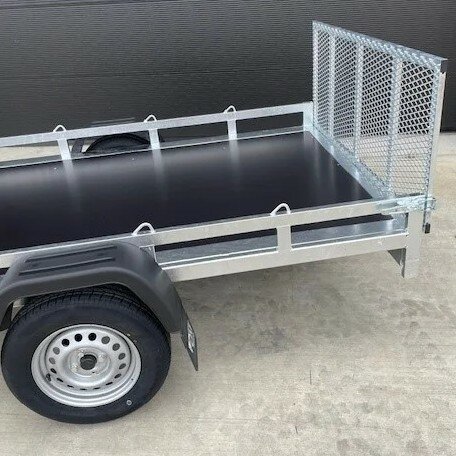 Multi transporter enkelas kipdissel en laadklep 258x150cm - 750kg - ongeremd