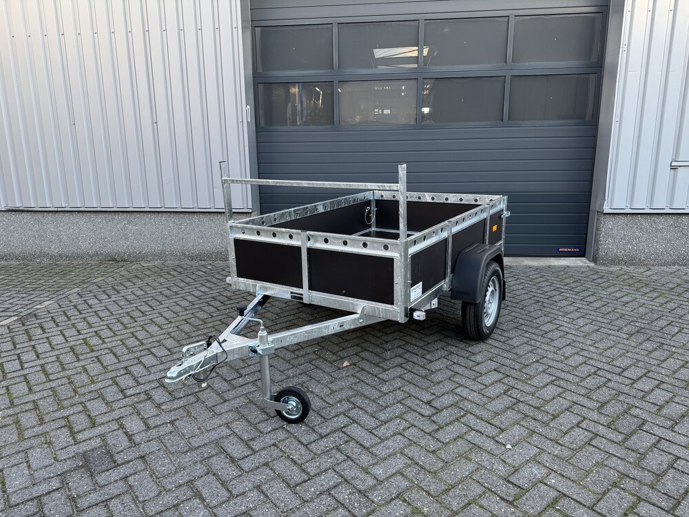 Bakwagen enkelas 200x132cm - 750kg - ongeremd