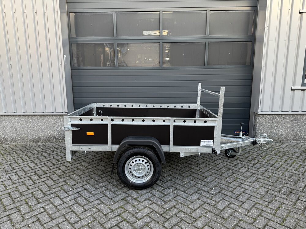 Bakwagen enkelas 200x132cm - 750kg - ongeremd