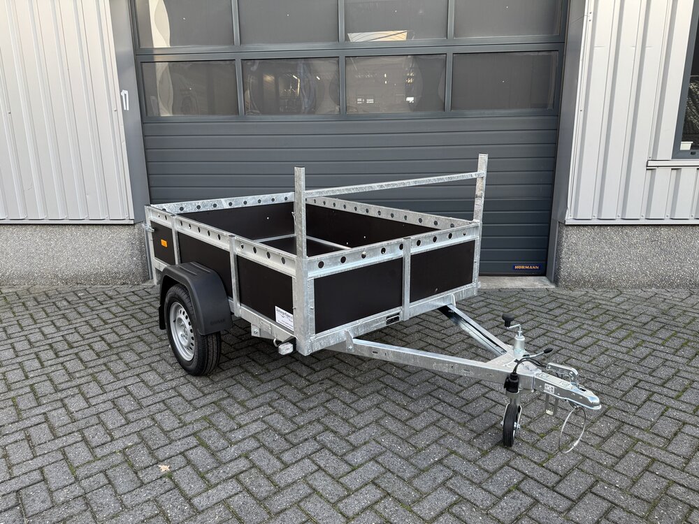 Bakwagen enkelas 200x132cm - 750kg - ongeremd