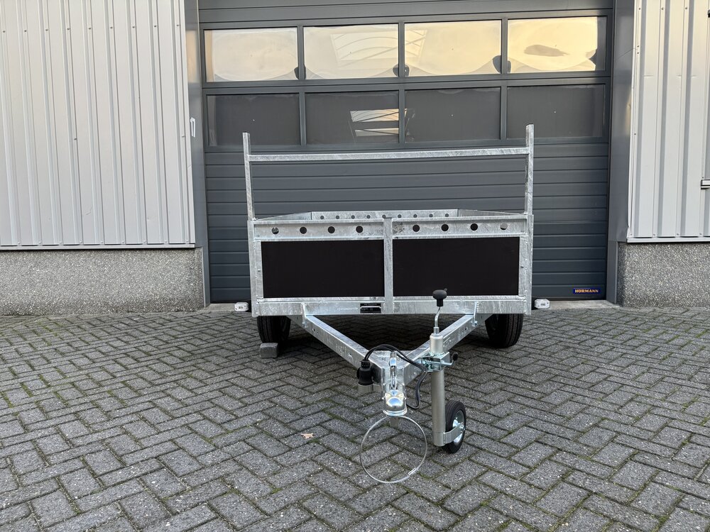 Bakwagen enkelas 200x132cm - 750kg - ongeremd