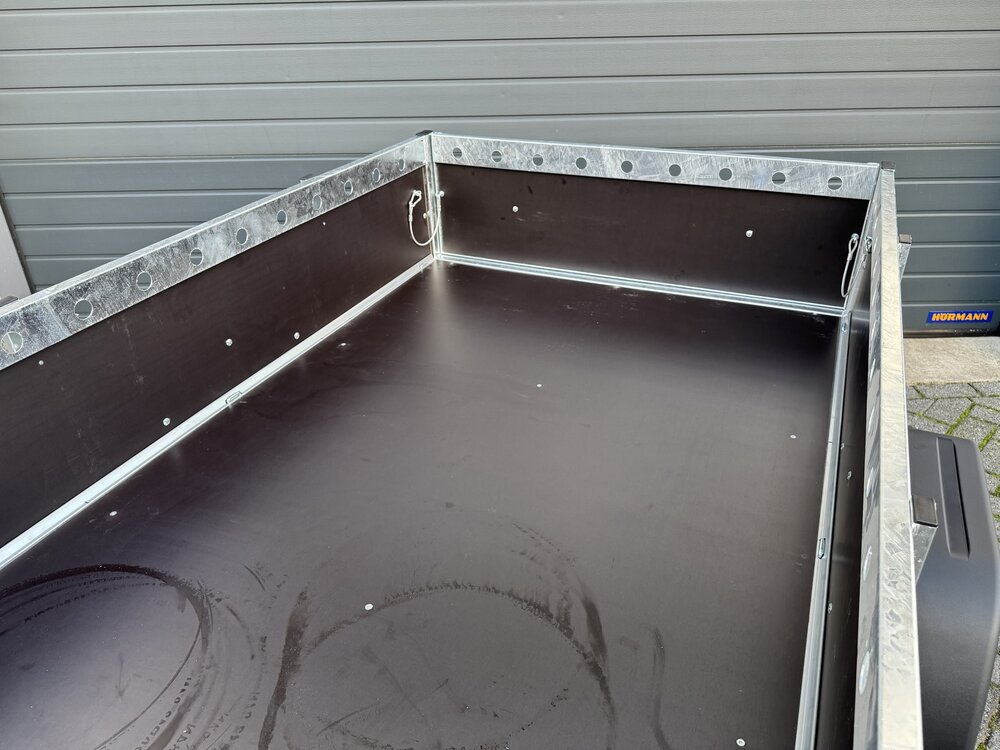 Bakwagen enkelas 200x132cm - 750kg - ongeremd