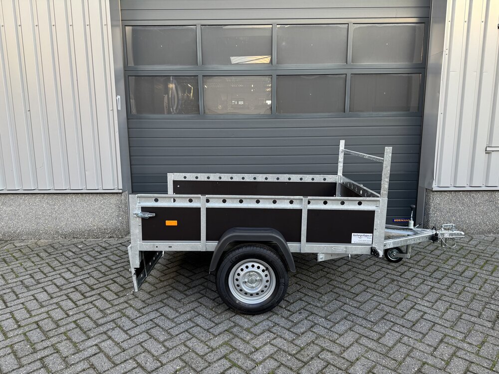 Bakwagen enkelas 200x132cm - 750kg - ongeremd