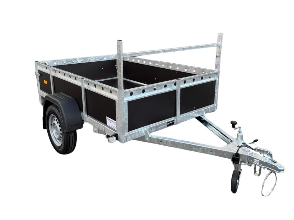 Bakwagen enkelas 200x132cm - 750kg - ongeremd