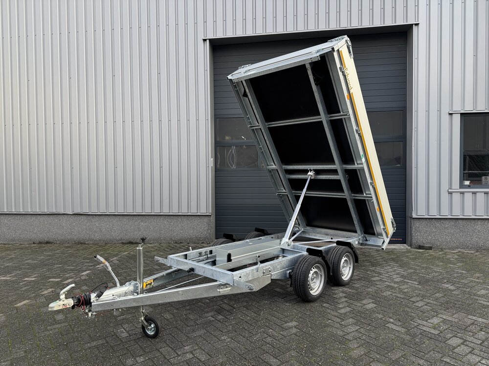 Kipper 311x180cm - 3500kg - dubbelas - geremd 