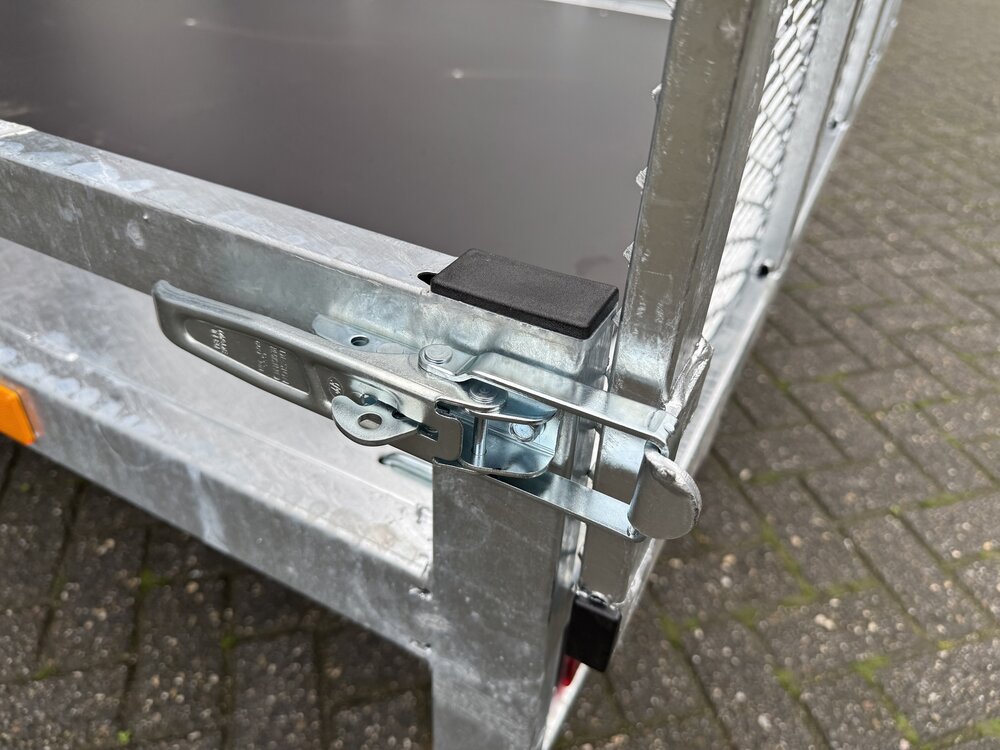 Multi transporter enkelas kipdissel en laadklep 300x150cm - 750kg - ongeremd