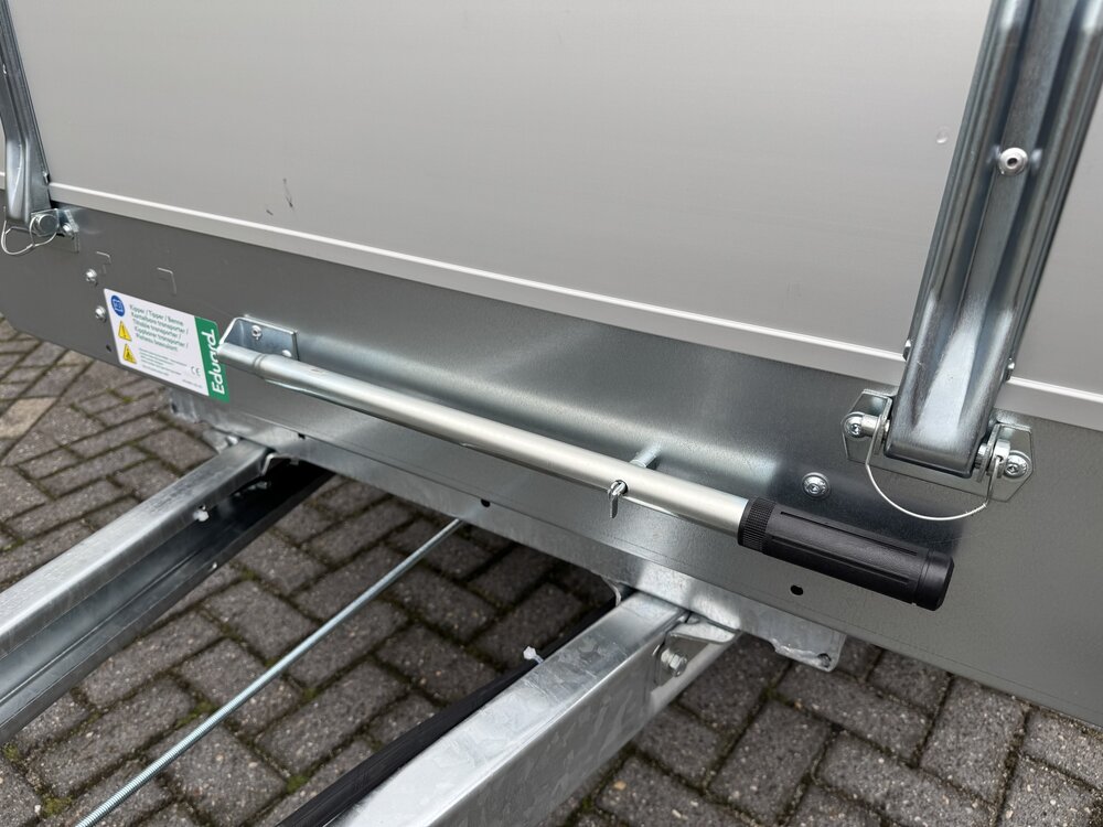 Kipper 251x145cm - 2000kg - dubbelas - geremd