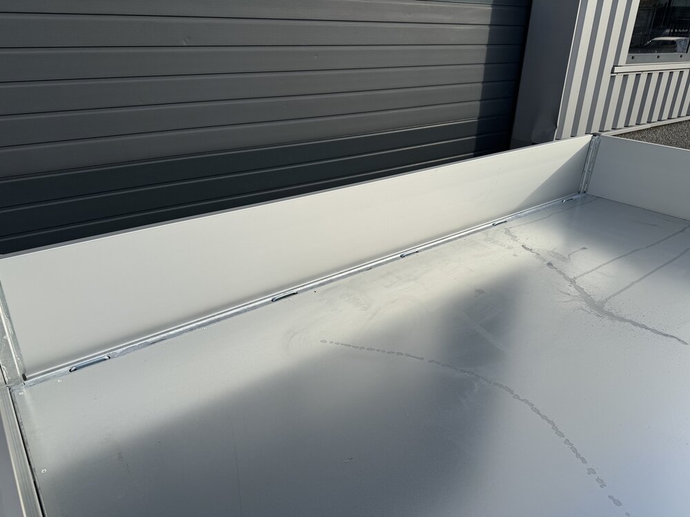 Kipper 256x150cm - 2000kg - dubbelas - geremd