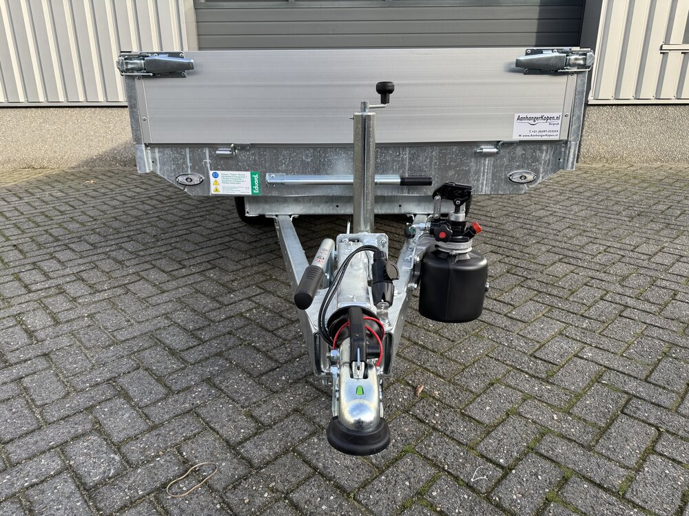 Kipper 256x150cm - 2700kg - dubbelas - geremd 