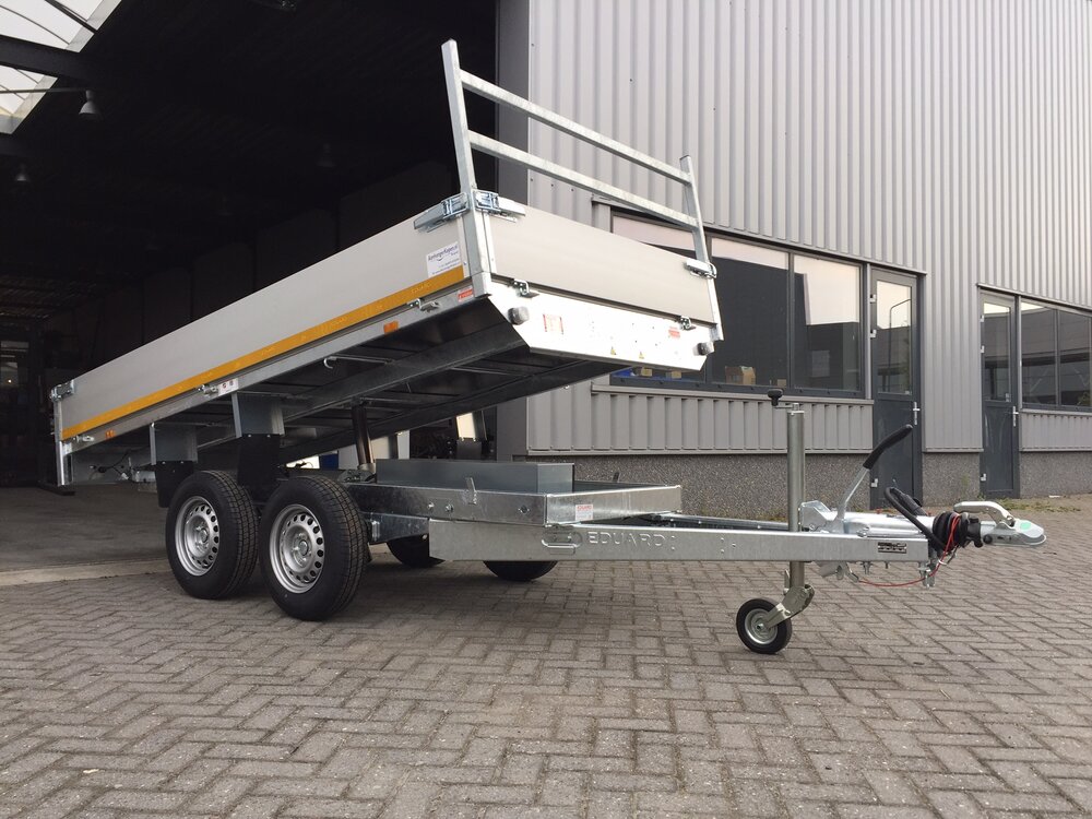 Kipper 311x180cm - 3500kg - dubbelas - geremd 