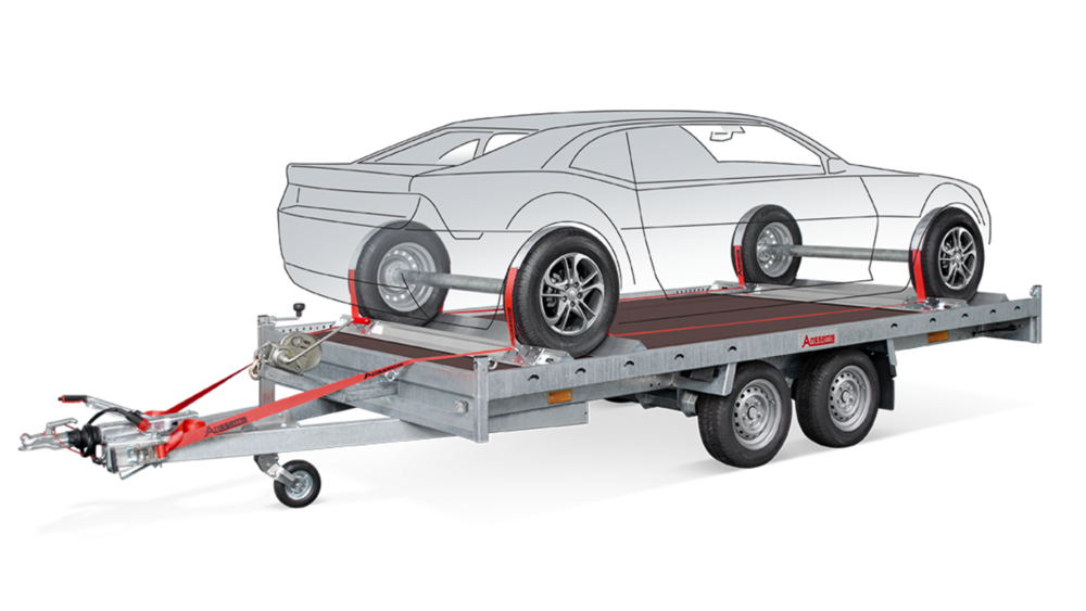Autotransporter 405x200cm - 2700 kg - dubbelas