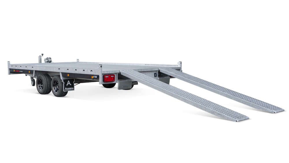 Autotransporter 405x200cm - 3000 kg - dubbelas - Go-Getter