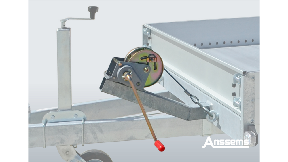 Autotransporter 340x180cm - 2500 kg - dubbelasser