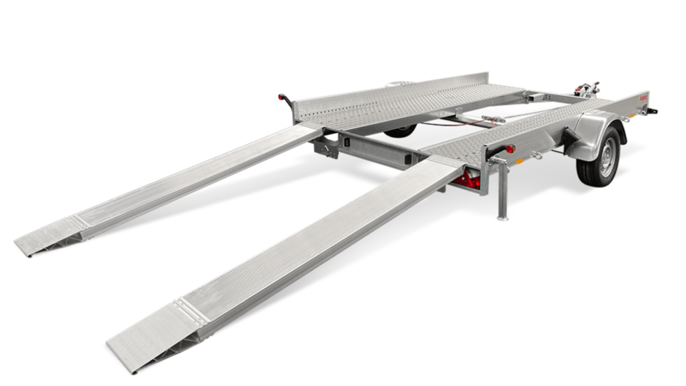 Autotransporter 400x188cm - 1300 kg - enkelasser