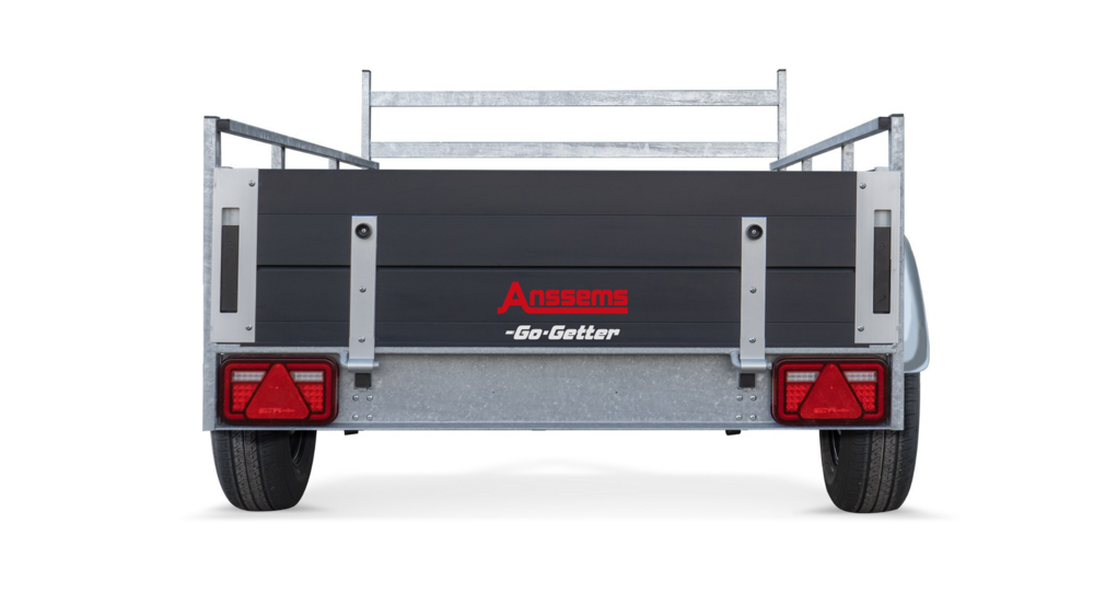 Aanhangwagen enkelas 251x130cm - 1350kg - geremd | Go-getter