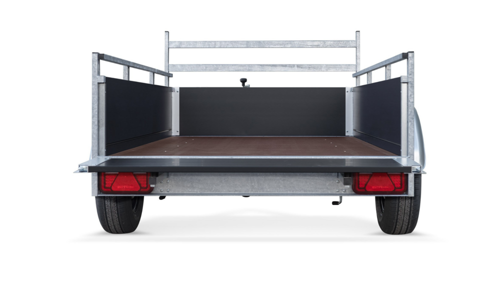 Aanhangwagen enkelas 251x130cm - 1350kg - geremd | Go-getter