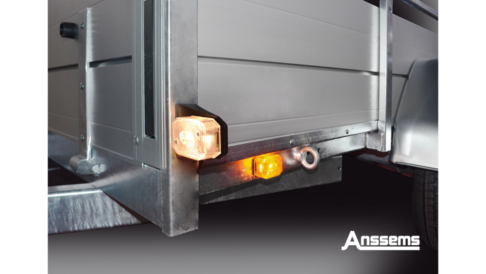 Aanhangwagen dubbelas 251x130cm - 2500kg - geremd