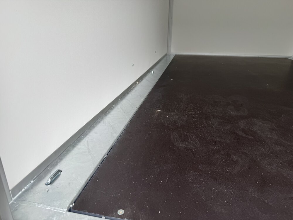 Gesloten dubbelas 258x150cm - 750kg - ongeremd | VDM