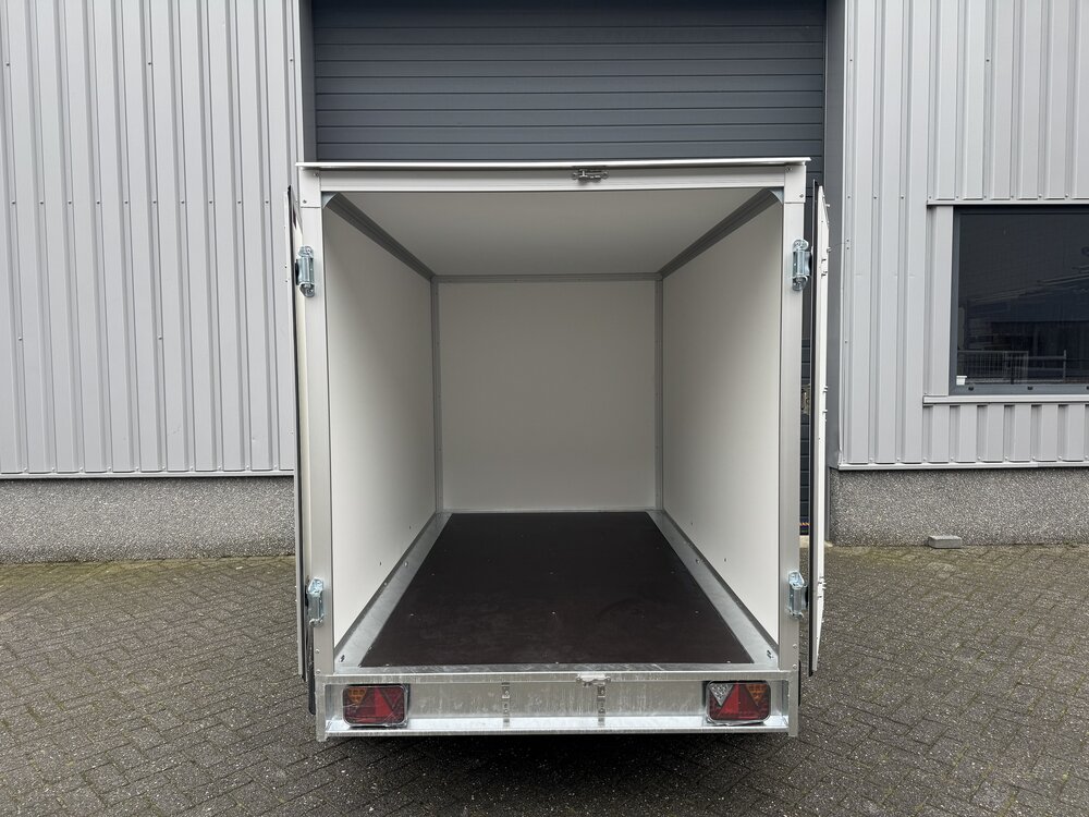 Gesloten dubbelas 258x150cm - 750kg - ongeremd | VDM