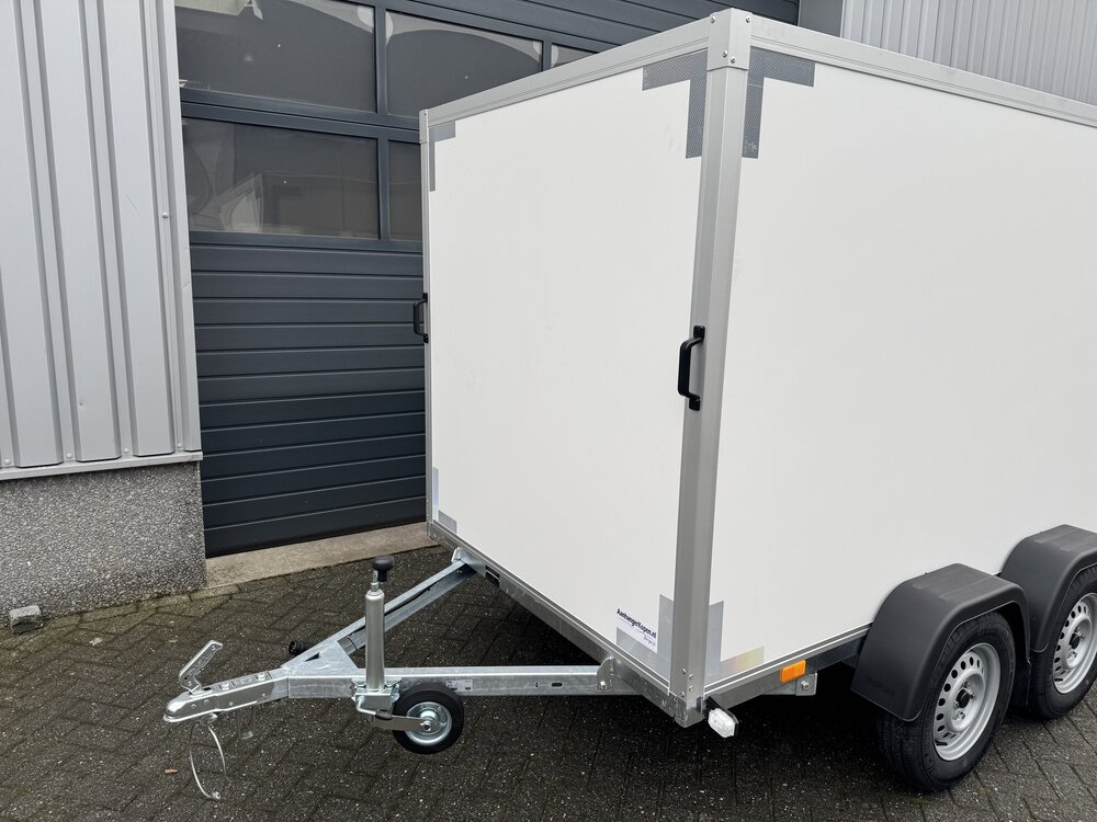 Gesloten dubbelas 258x150cm - 750kg - ongeremd | VDM