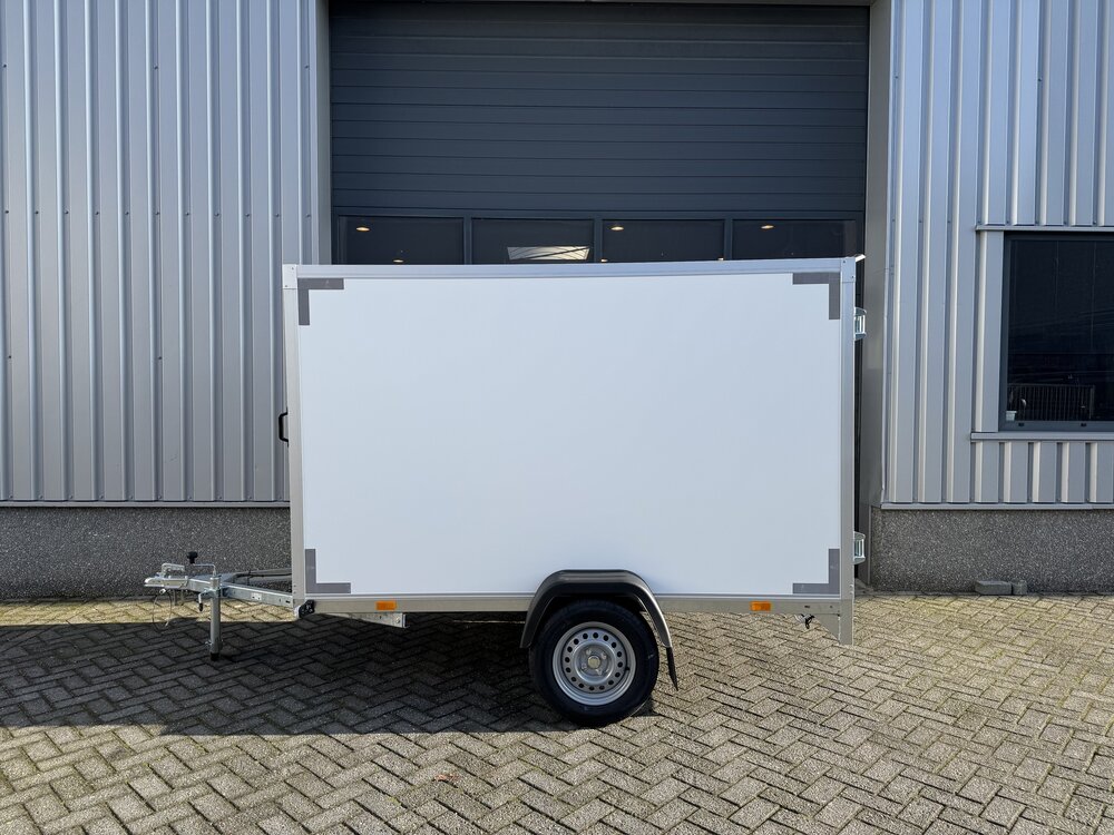 Gesloten enkelas 258x130cm - 750kg - ongeremd | VDM