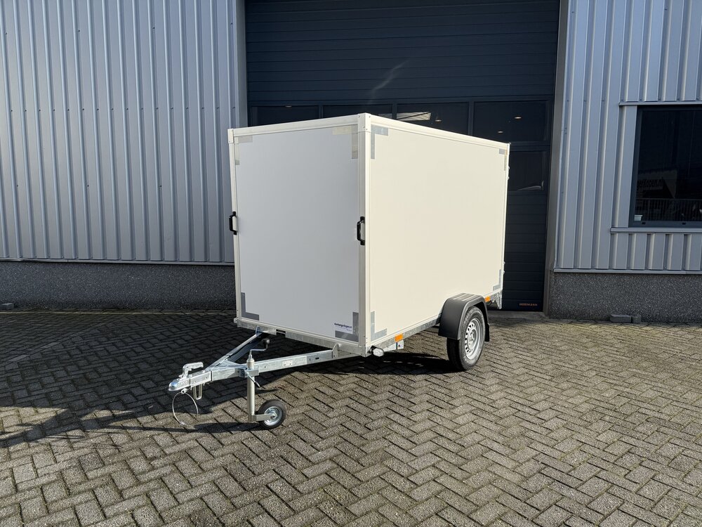 Gesloten enkelas 258x130cm - 750kg - ongeremd | VDM