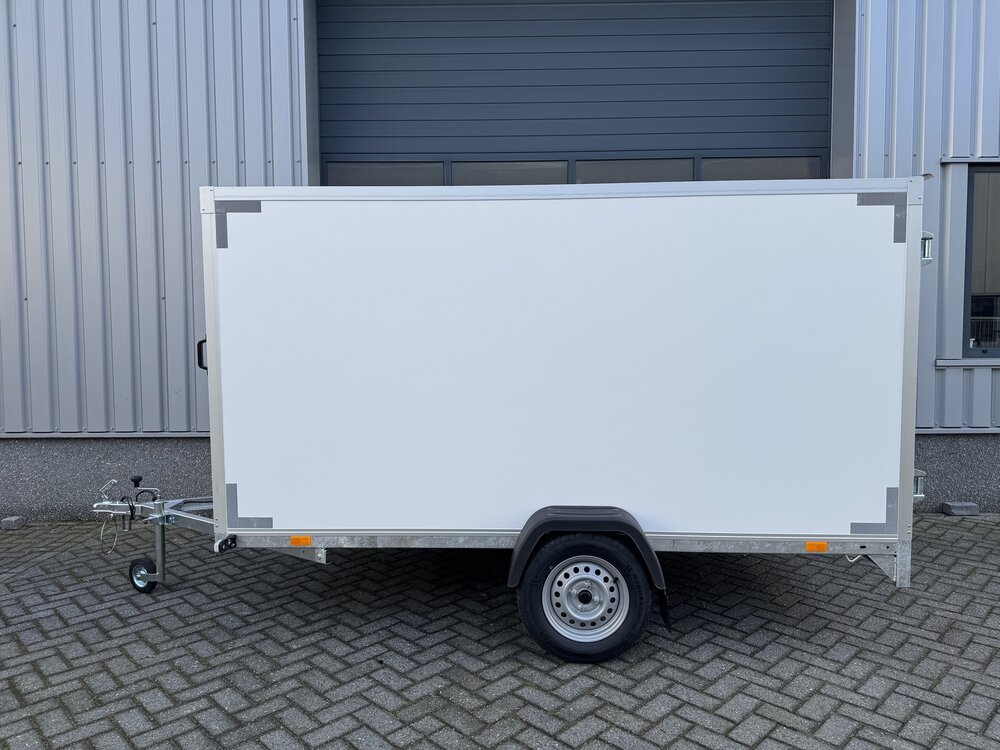 Gesloten enkelas 300x150cm - 750kg - ongeremd | VDM