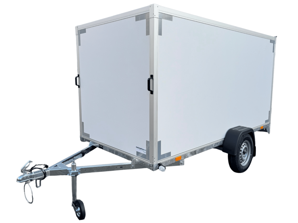 Gesloten enkelas 300x150cm - 750kg - ongeremd | VDM