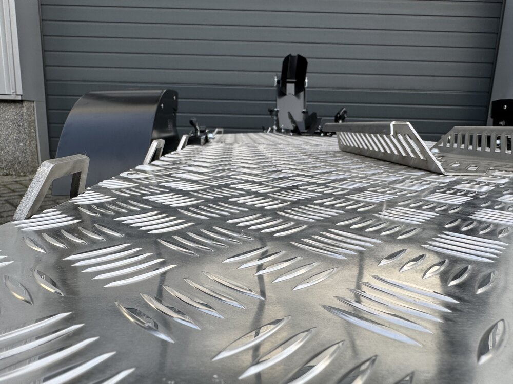 Motortrailer opvouwbaar / verlaagbaar 240x90cm 750kg  