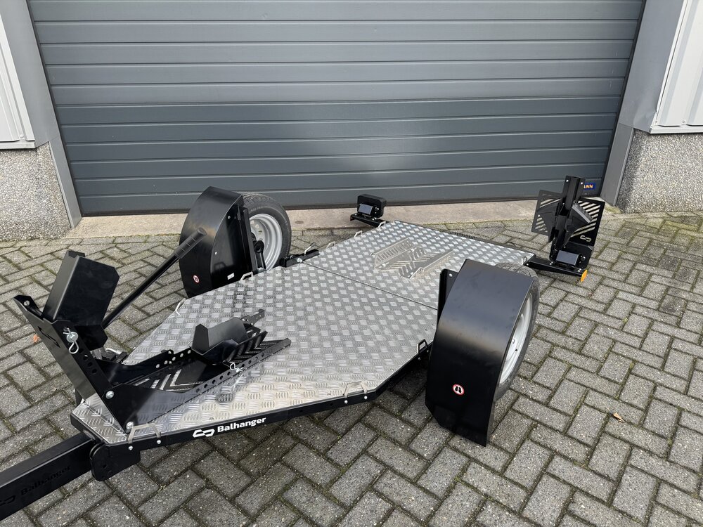 Motortrailer opvouwbaar / verlaagbaar 240x90cm 750kg  