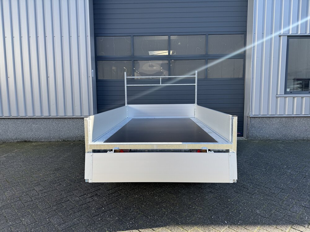 Plateauwagen 260x150cm - 750kg  - ongeremd - dubbelas