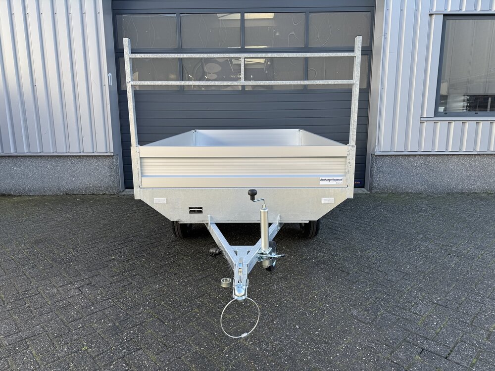 Plateauwagen 260x150cm - 750kg  - ongeremd - dubbelas